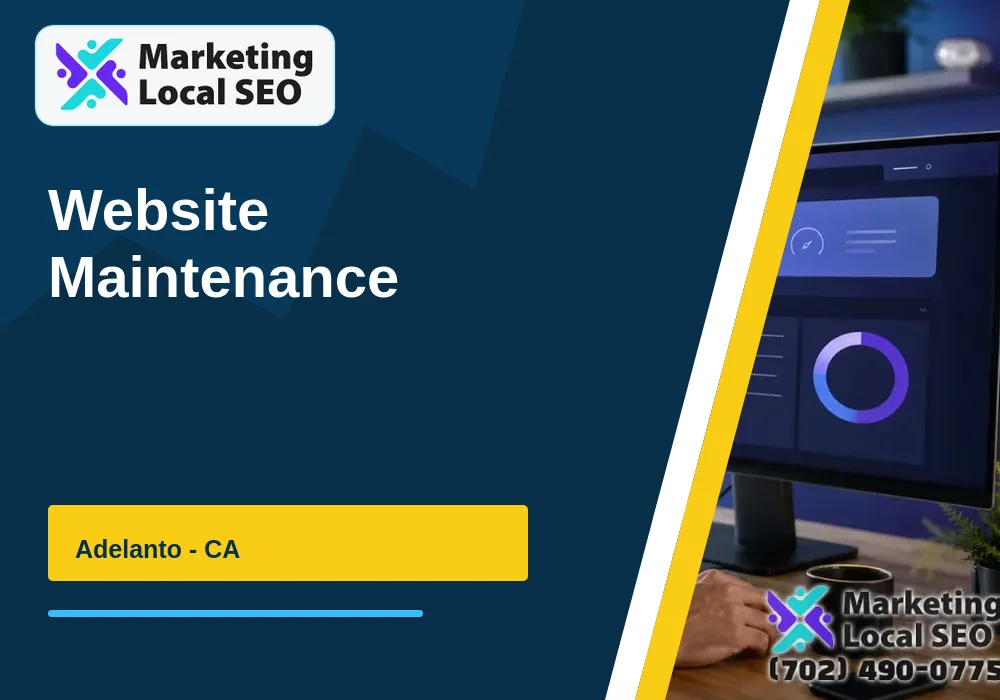 Website Maintenance in Adelanto, CA