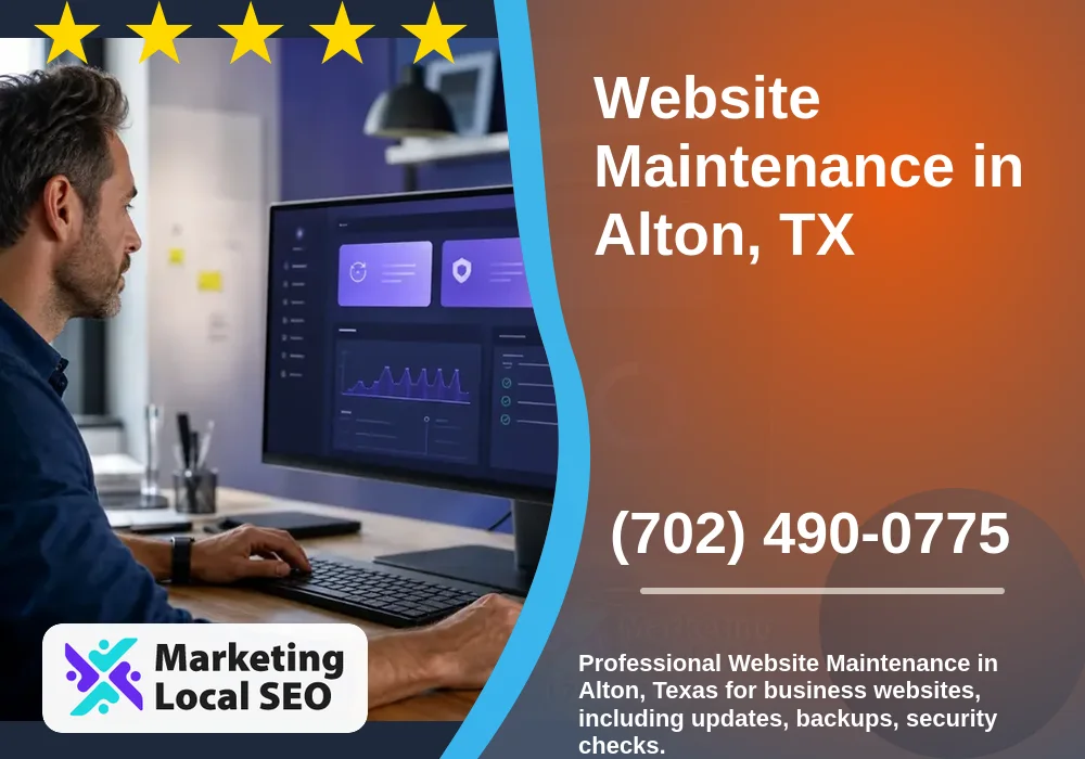 Website Maintenance in Alton, TX