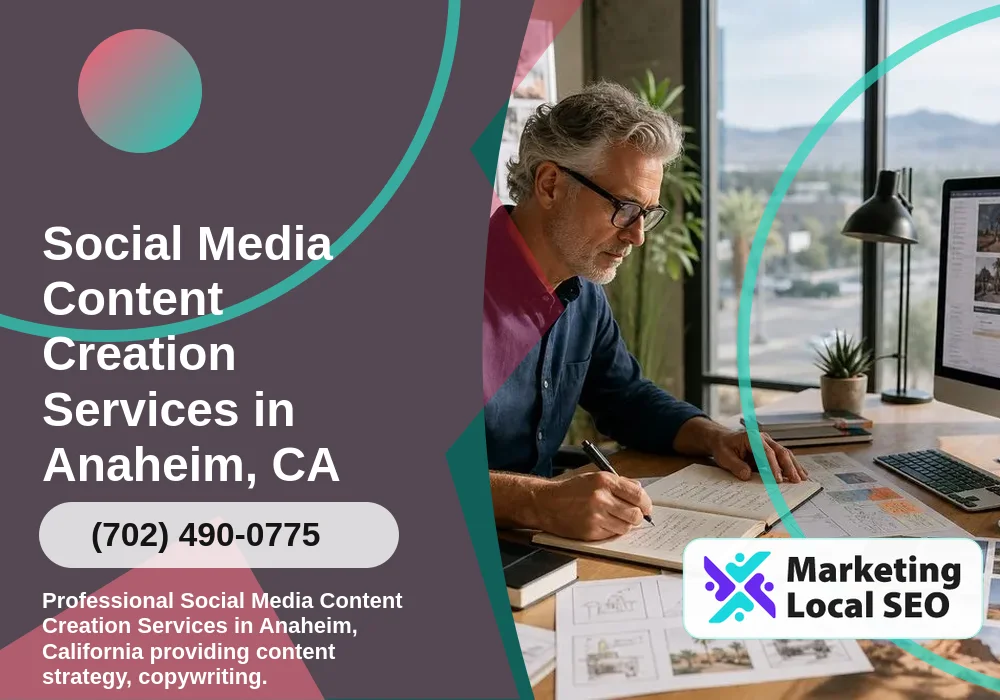 Social Media Content Creation Services in Anaheim, CA