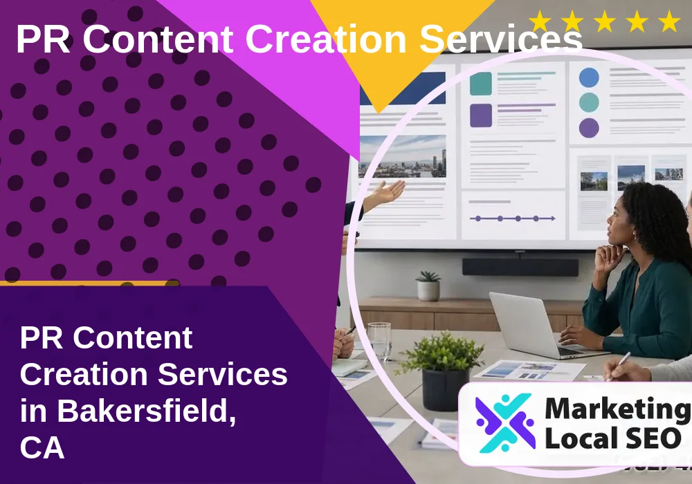 PR Content Creation Services in Bakersfield, CA