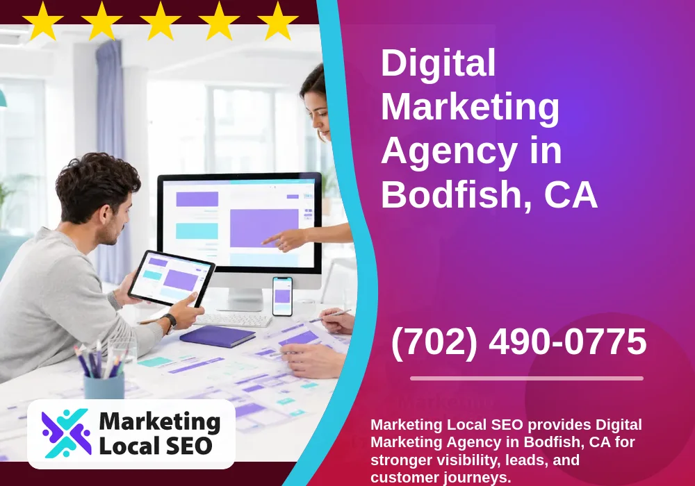 Digital Marketing Agency in Bodfish, CA
