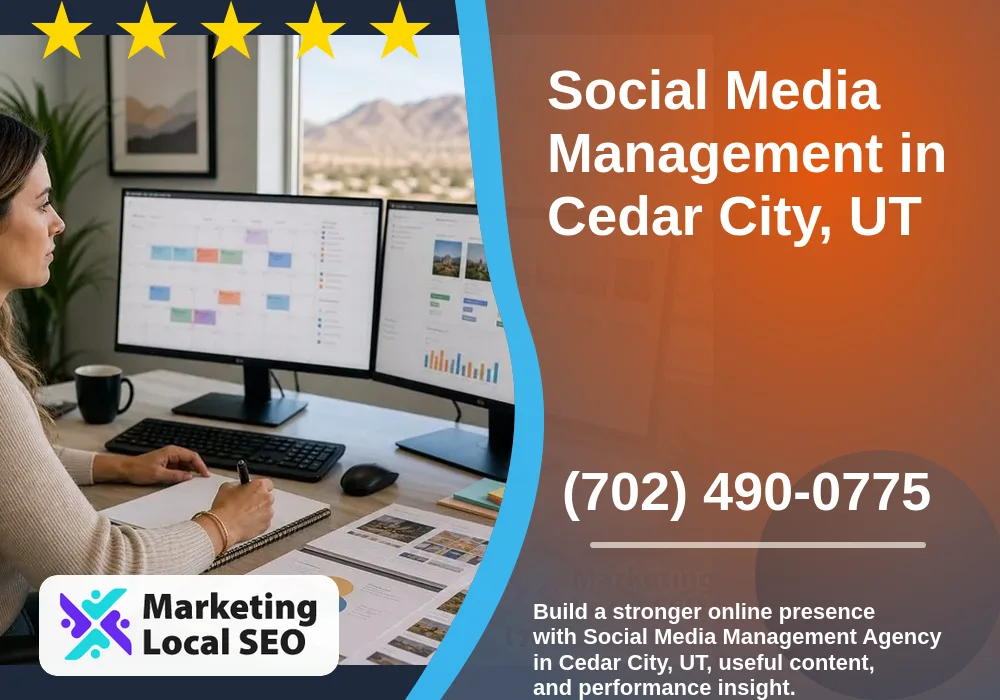 Social Media Management in Cedar City, UT