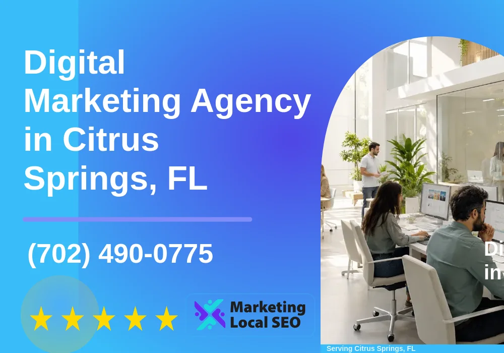 Digital Marketing Agency in Citrus Springs, FL