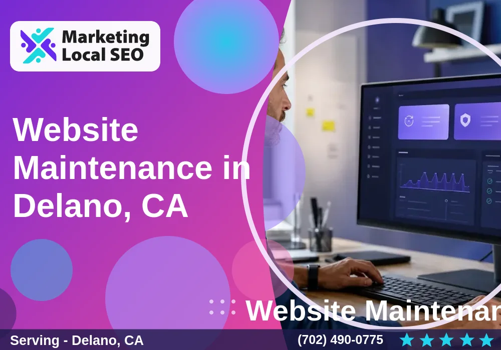 Website Maintenance in Delano, CA