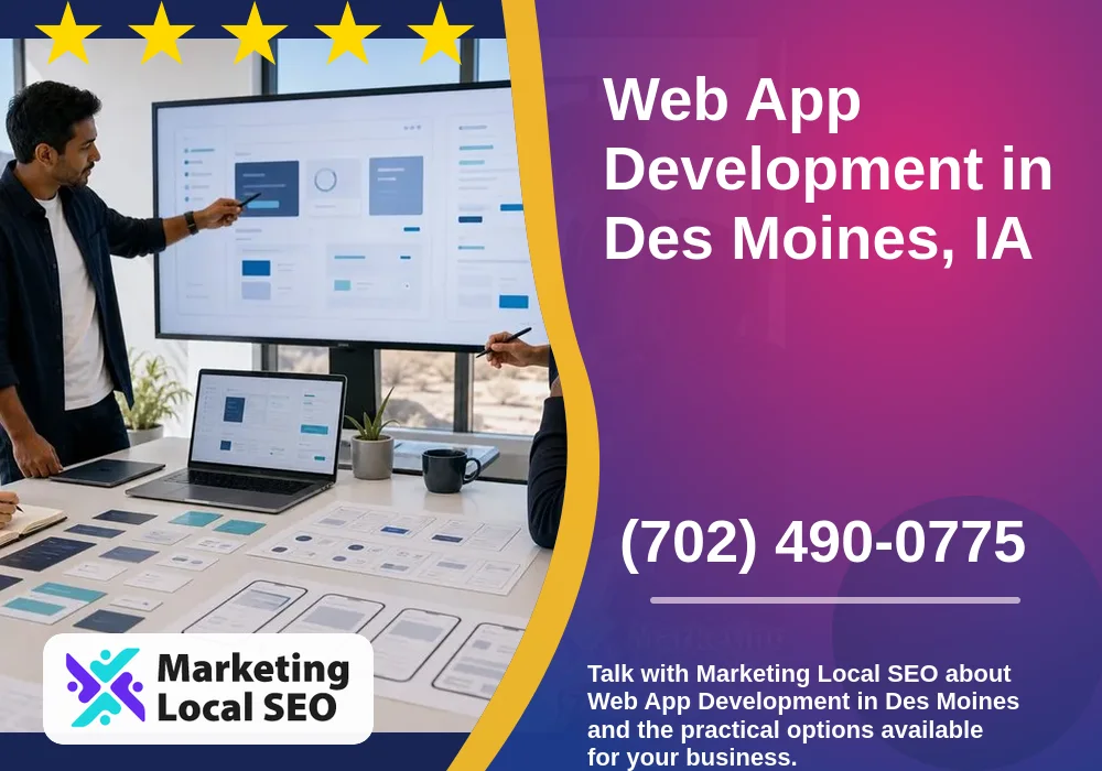Web App Development in Des Moines, IA