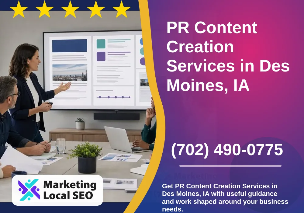PR Content Creation Services in Des Moines, IA PR Content Creation Services in Des Moines, IA