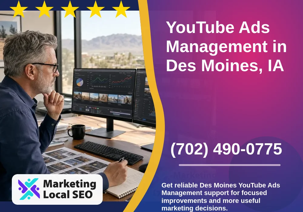 YouTube Ads Management in Des Moines, IA