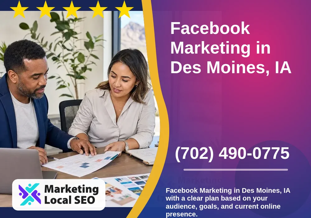 Facebook Marketing in Des Moines, IA