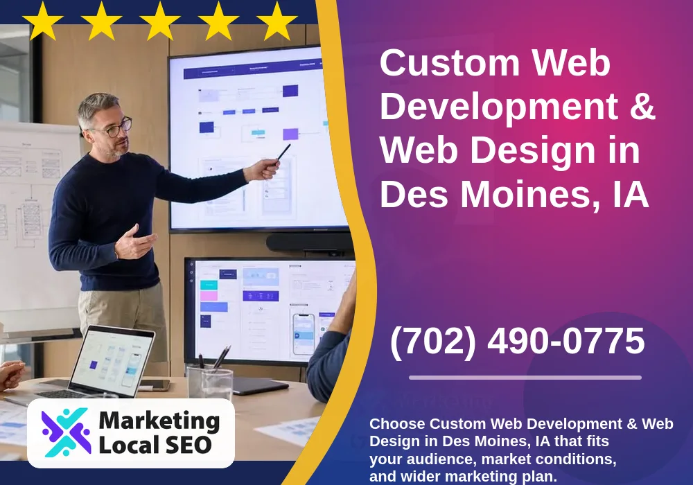 Custom Web Development & Web Design in Des Moines, IA