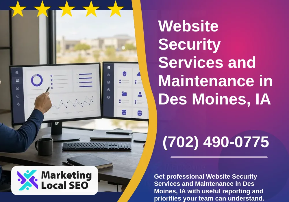 Website Security Services and Maintenance in Des Moines, IA Website Security Services and Maintenance in Des Moines, IA