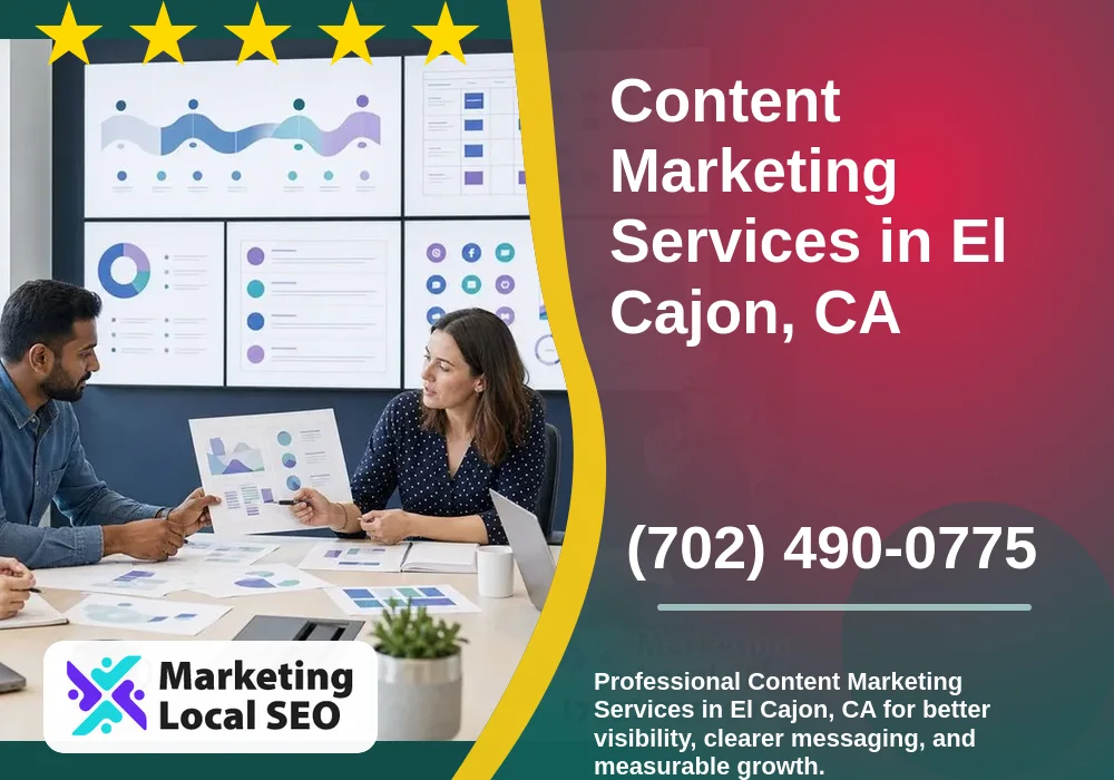 Content Marketing in El Cajon, CA Content Marketing in El Cajon, CA