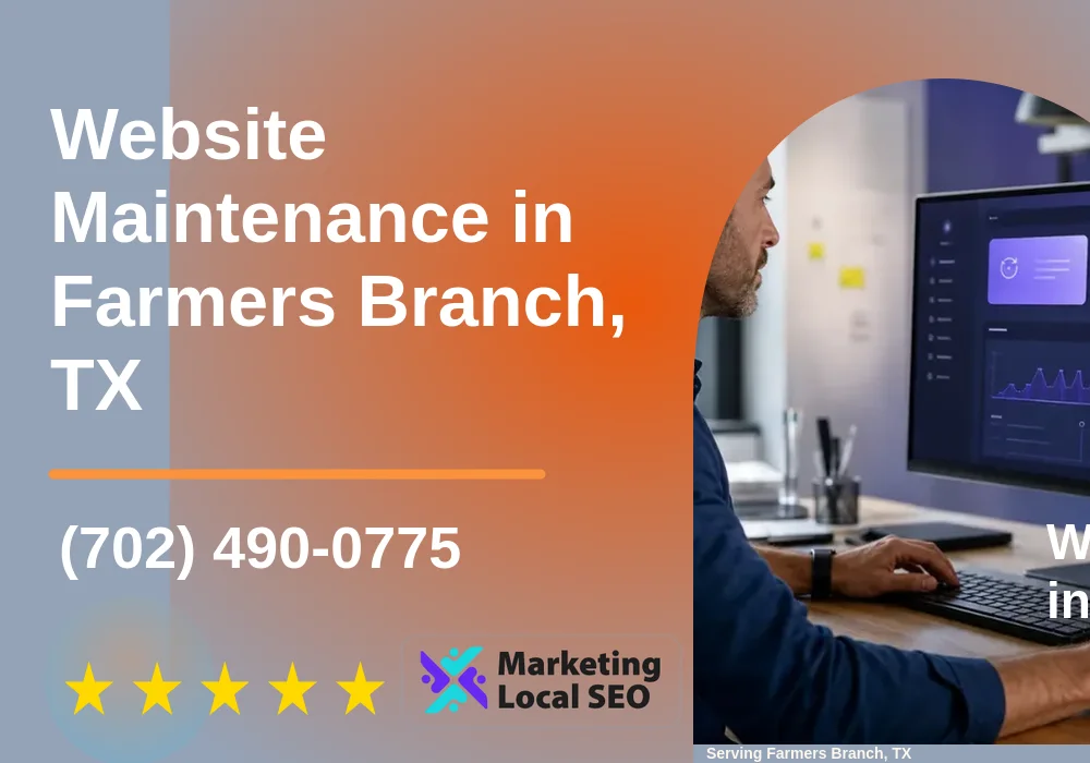 Website Maintenance in Farmers Branch, TX