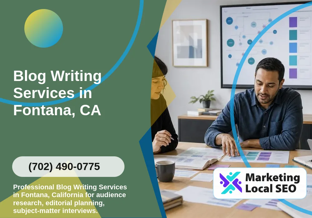Blog Writing Services in Fontana, CA