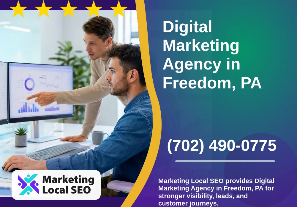 Digital Marketing Agency in Freedom, PA Digital Marketing Agency in Freedom, PA