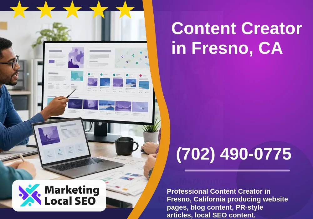 Content Creator in Fresno, CA