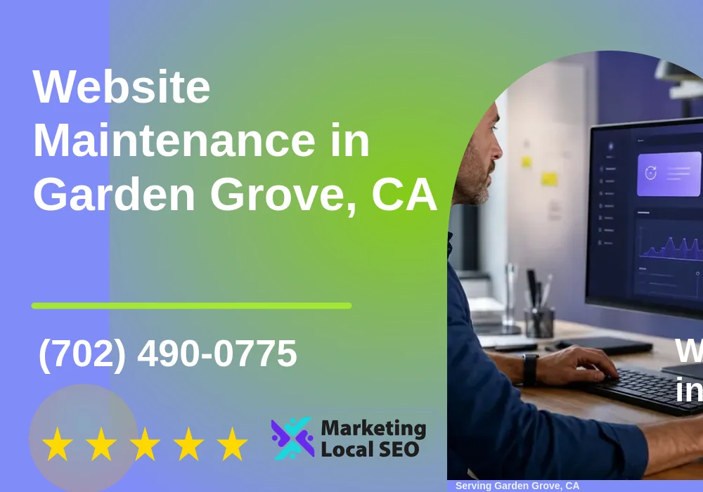 Website Maintenance in Garden Grove, CA