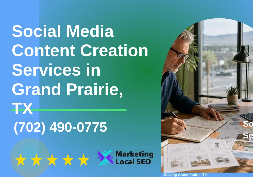 Social Media Content Creation Services in Grand Prairie, TX