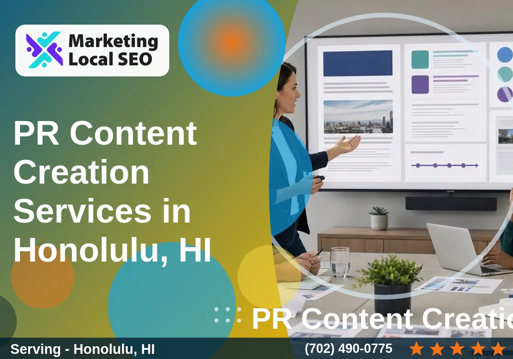 PR Content Creation Services in Honolulu, HI