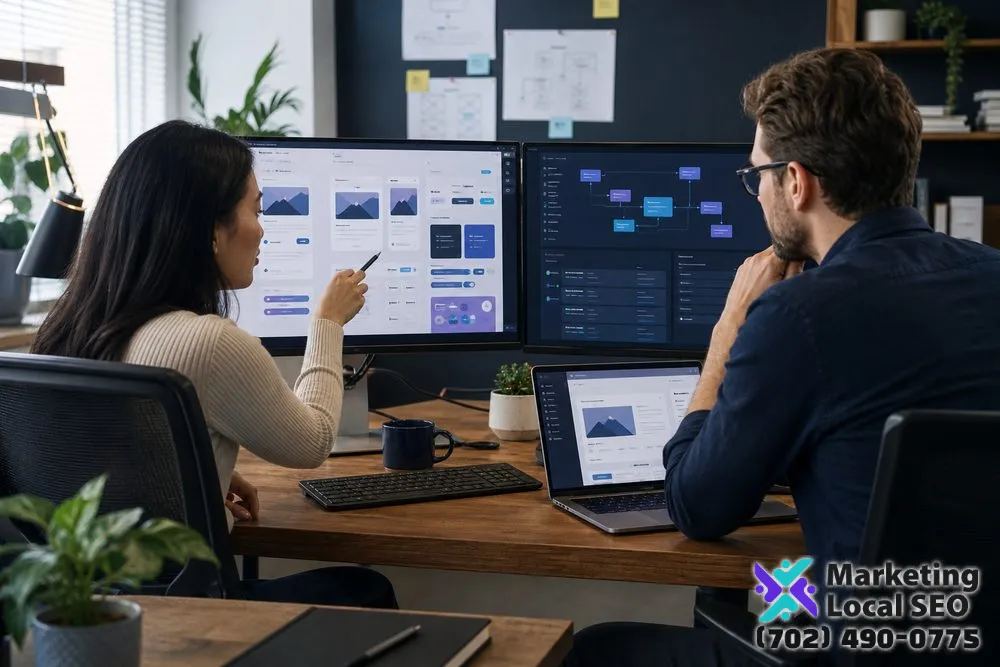 Custom web development company in Los Angeles building responsive front-end components, CMS workflows, backend functionality, forms, and integrations