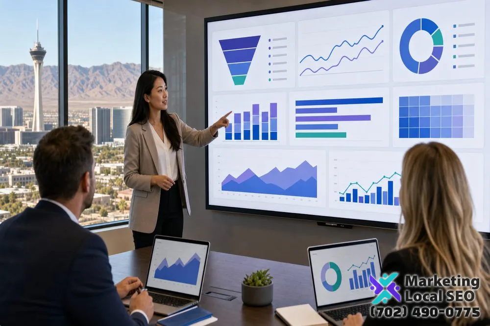 Google Ads agency presenting conversion tracking, bidding, budget allocation, and qualified-lead reporting in Corona