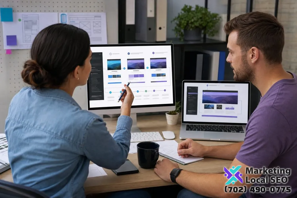 WordPress maintenance team planning safe updates, backups, staging, and recovery checks for a Riverside business website