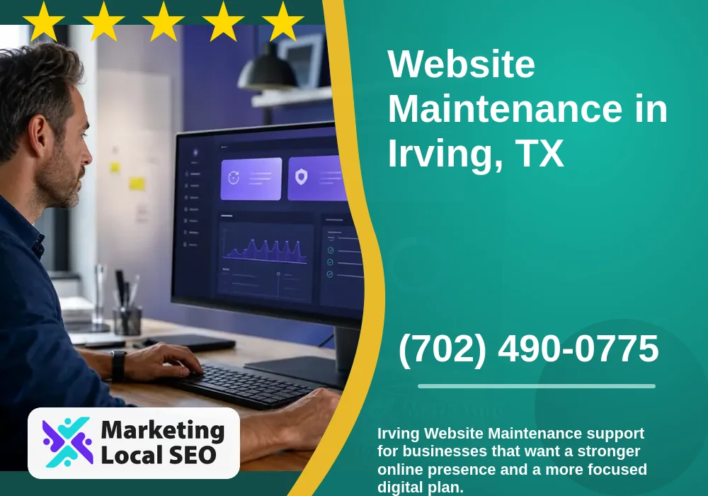 Website Maintenance in Irving, TX Website Maintenance in Irving, TX