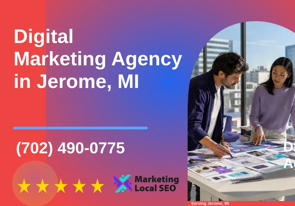 Digital Marketing Agency in Jerome, MI