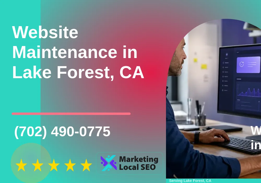 Website Maintenance in Lake Forest, CA