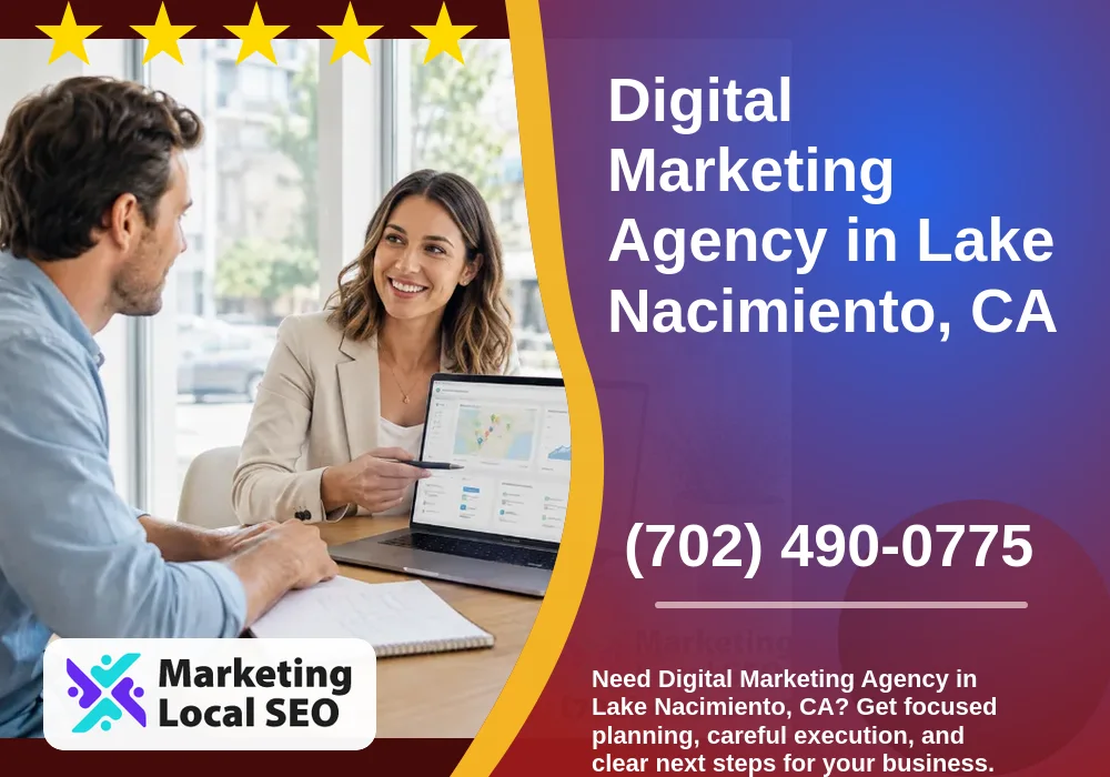 Digital Marketing Agency in Lake Nacimiento, CA