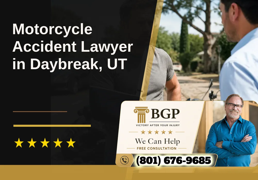 Motorcycle Accident Lawyer in Daybreak, UT