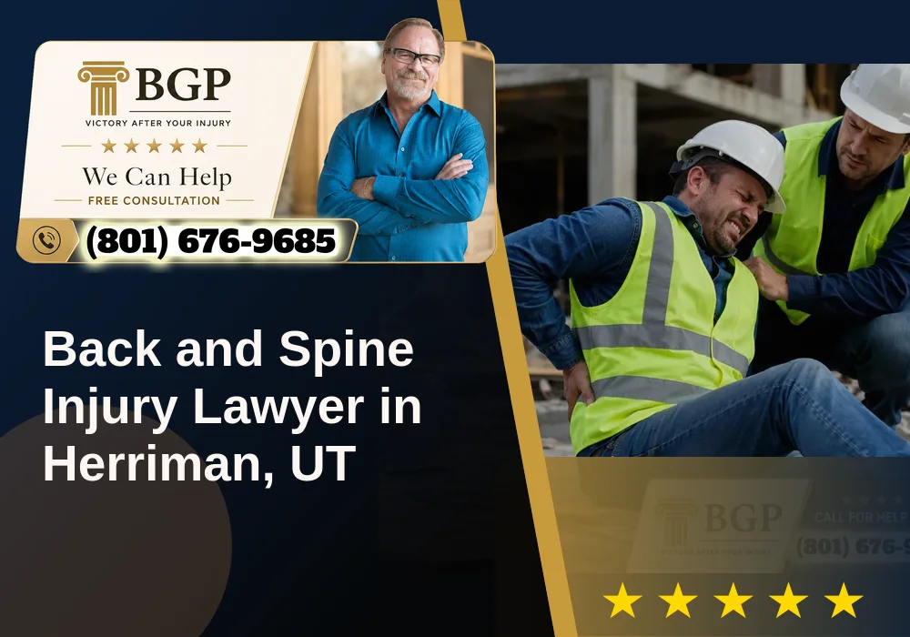 Back and Spine Injury Lawyer in Herriman, UT