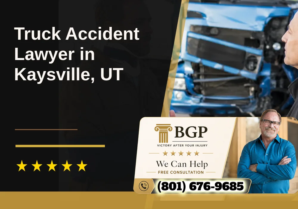 Truck Accident Lawyer in Kaysville, UT