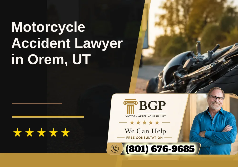 Motorcycle Accident Lawyer in Orem, UT