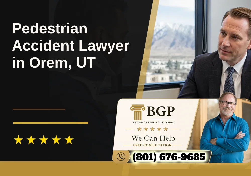 Pedestrian Accident Lawyer in Orem, UT