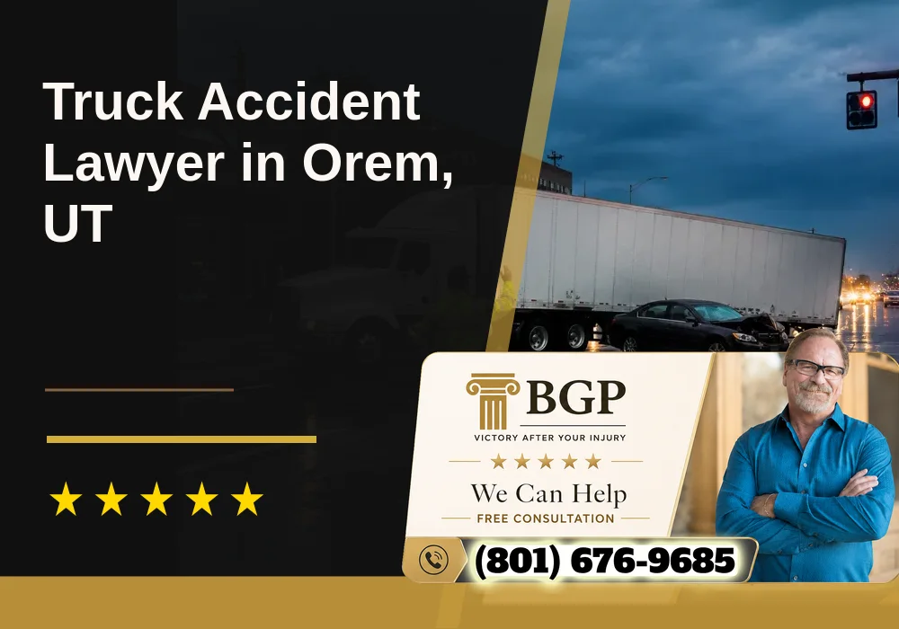 Truck Accident Lawyer in Orem, UT