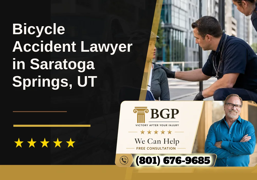 Bicycle Accident Lawyer in Saratoga Springs, UT