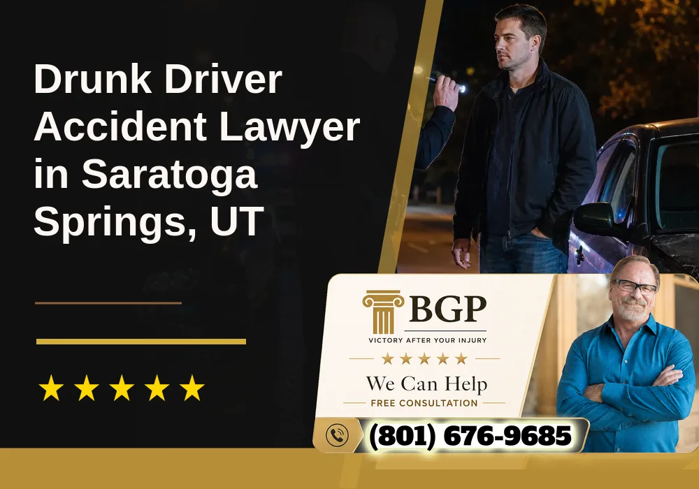 Drunk Driver Accident Lawyer in Saratoga Springs, UT