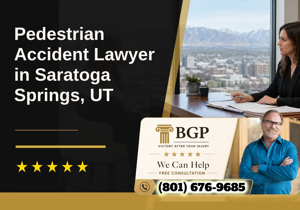 Pedestrian Accident Lawyer in Saratoga Springs, UT