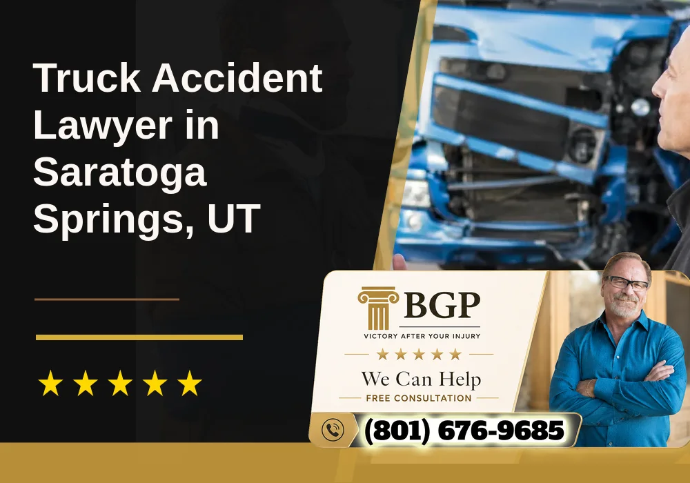 Truck Accident Lawyer in Saratoga Springs, UT