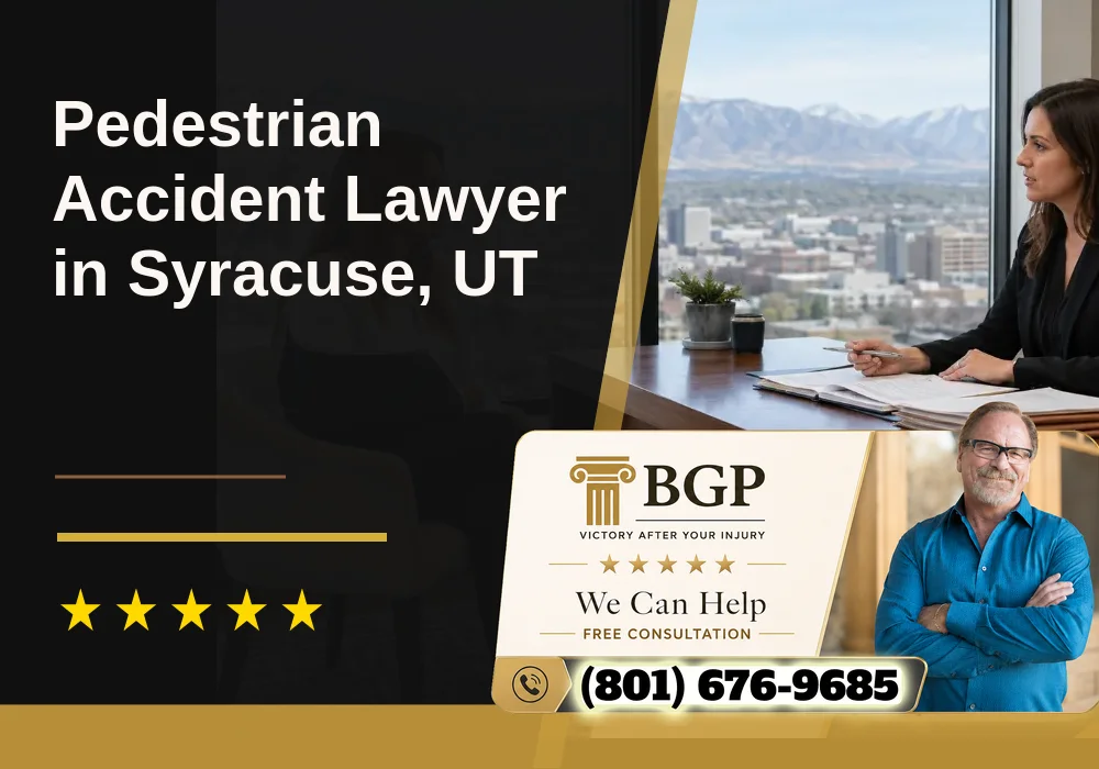 Pedestrian Accident Lawyer in Syracuse, UT