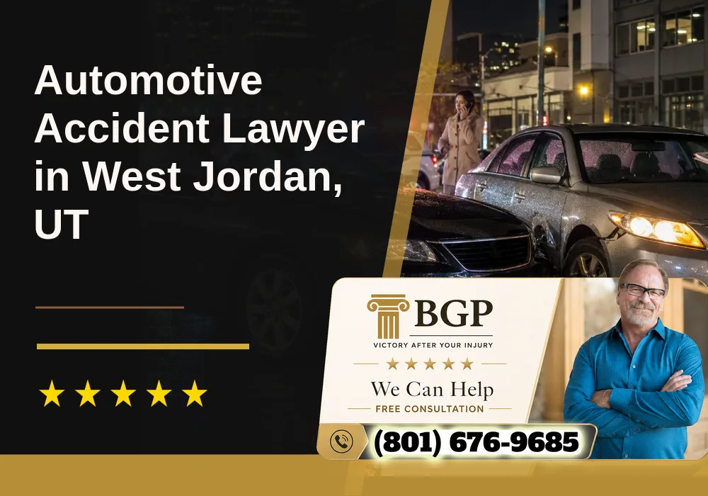 Automotive Accident Lawyer in West Jordan, UT