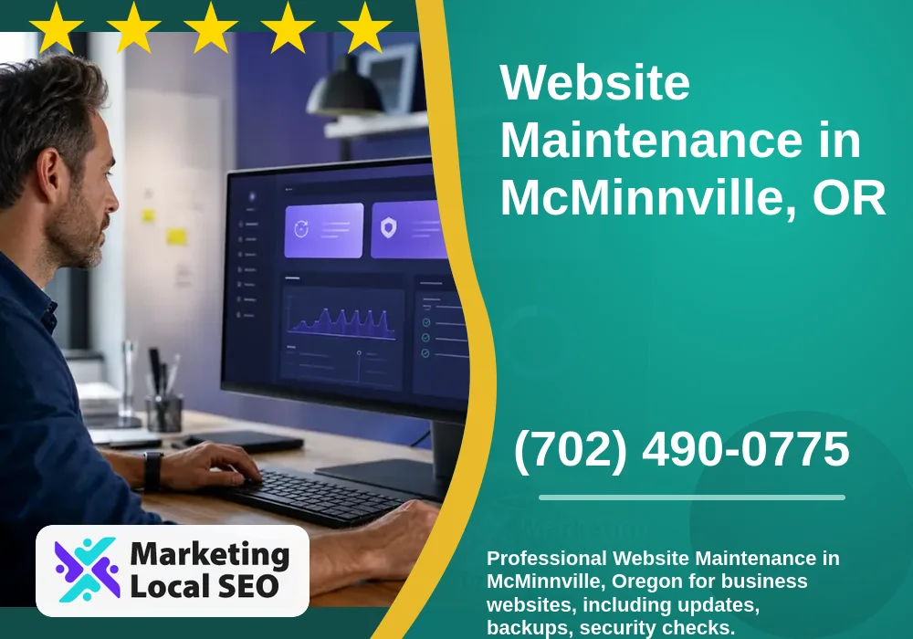 Website Maintenance in McMinnville, OR
