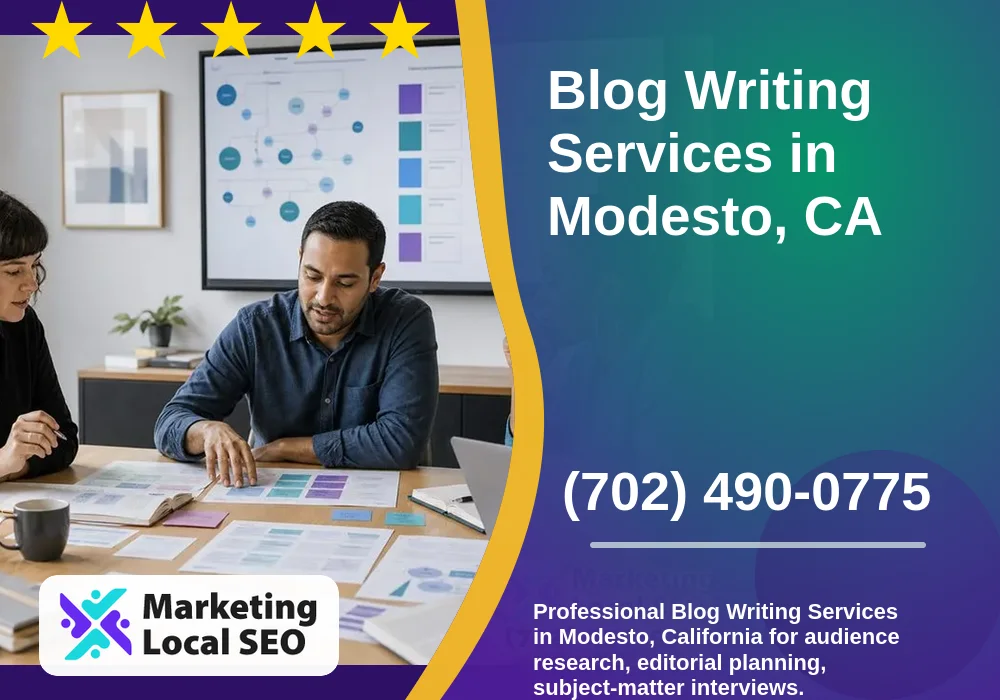 Blog Writing Services in Modesto, CA
