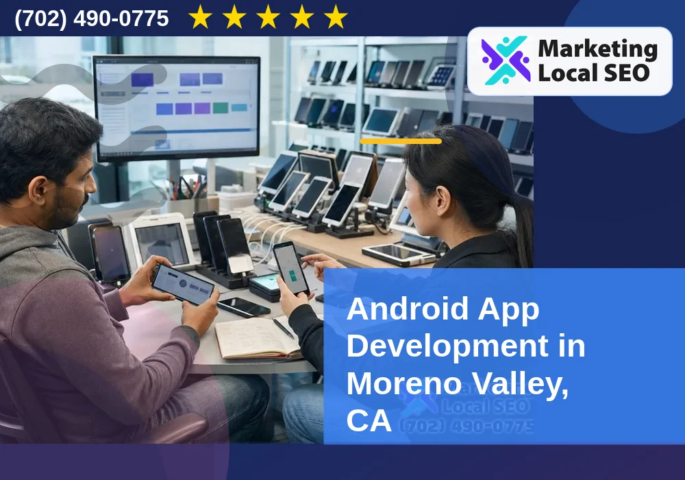 Android App Development in Moreno Valley, CA