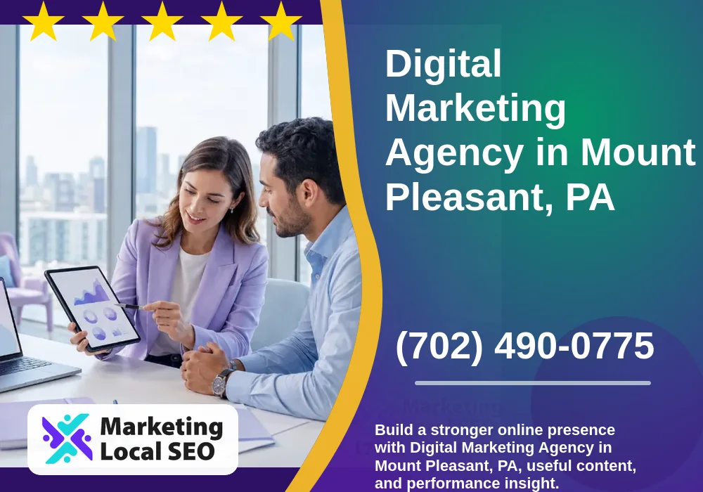 Digital Marketing Agency in Mount Pleasant, PA
