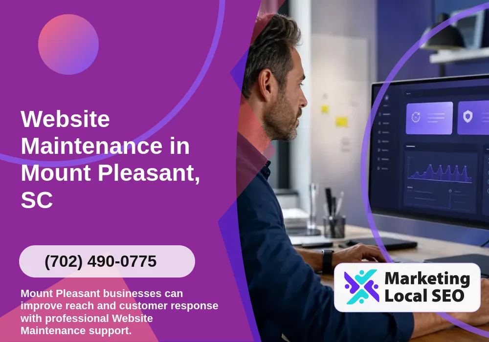 Website Maintenance in Mount Pleasant, SC Website Maintenance in Mount Pleasant, SC