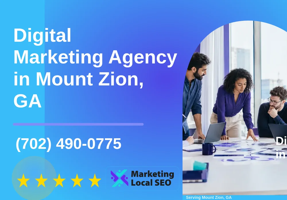 Digital Marketing Agency in Mount Zion, GA