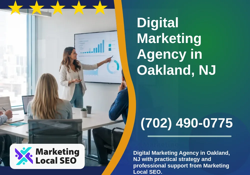 Digital Marketing Agency in Oakland, NJ