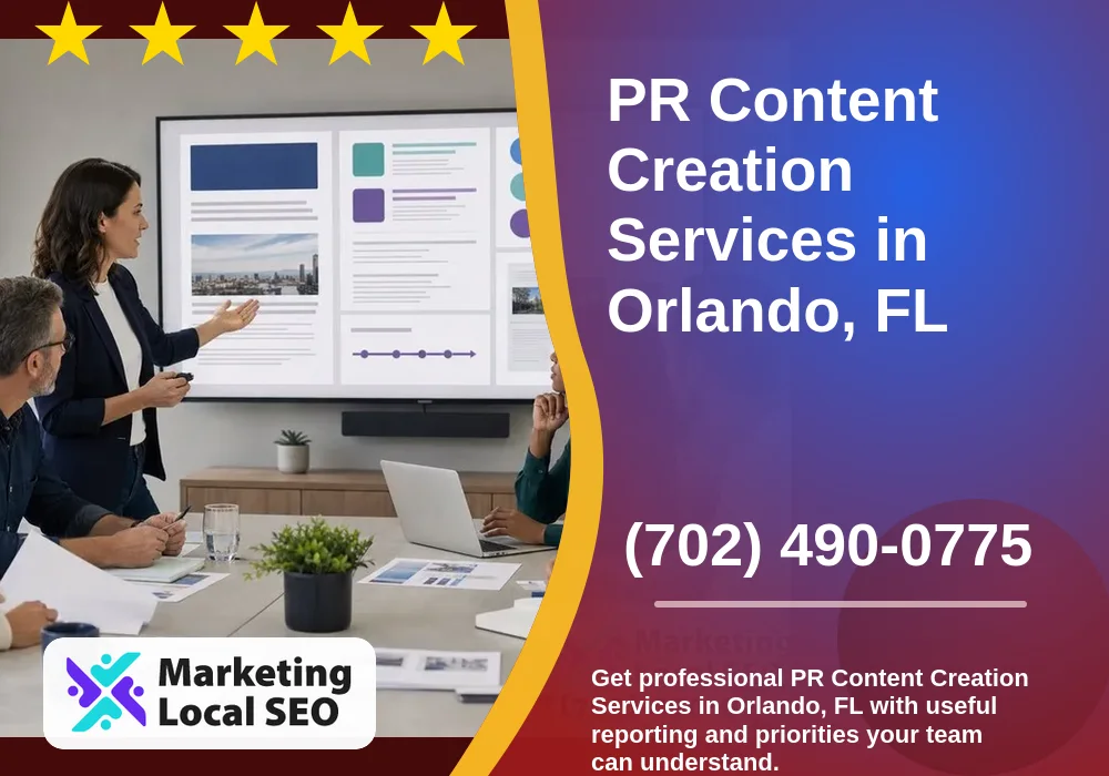 PR Content Creation Services in Orlando, FL