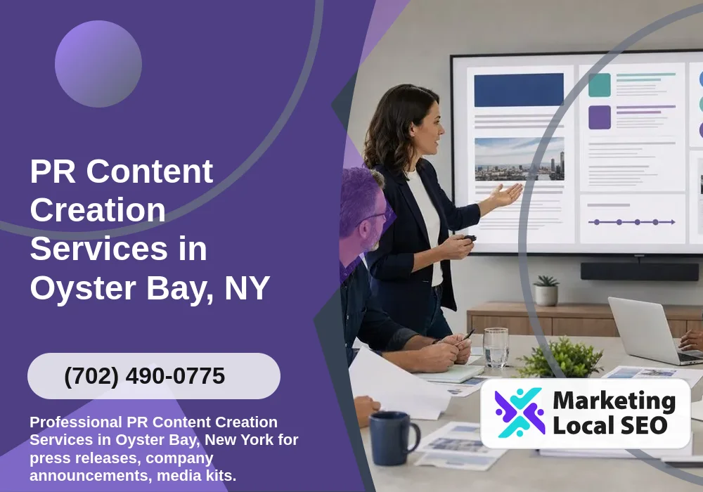 PR Content Creation Services in Oyster Bay, NY